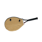 Tennis Racket Cover + Large Khaki Boat Shrunk Canvas Tote Kit