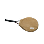 Tennis Racket Cover + Large Khaki Boat Shrunk Canvas Tote Kit