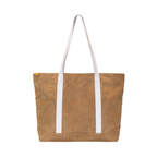 Tennis Racket Cover + Large Khaki Boat Shrunk Canvas Tote Kit