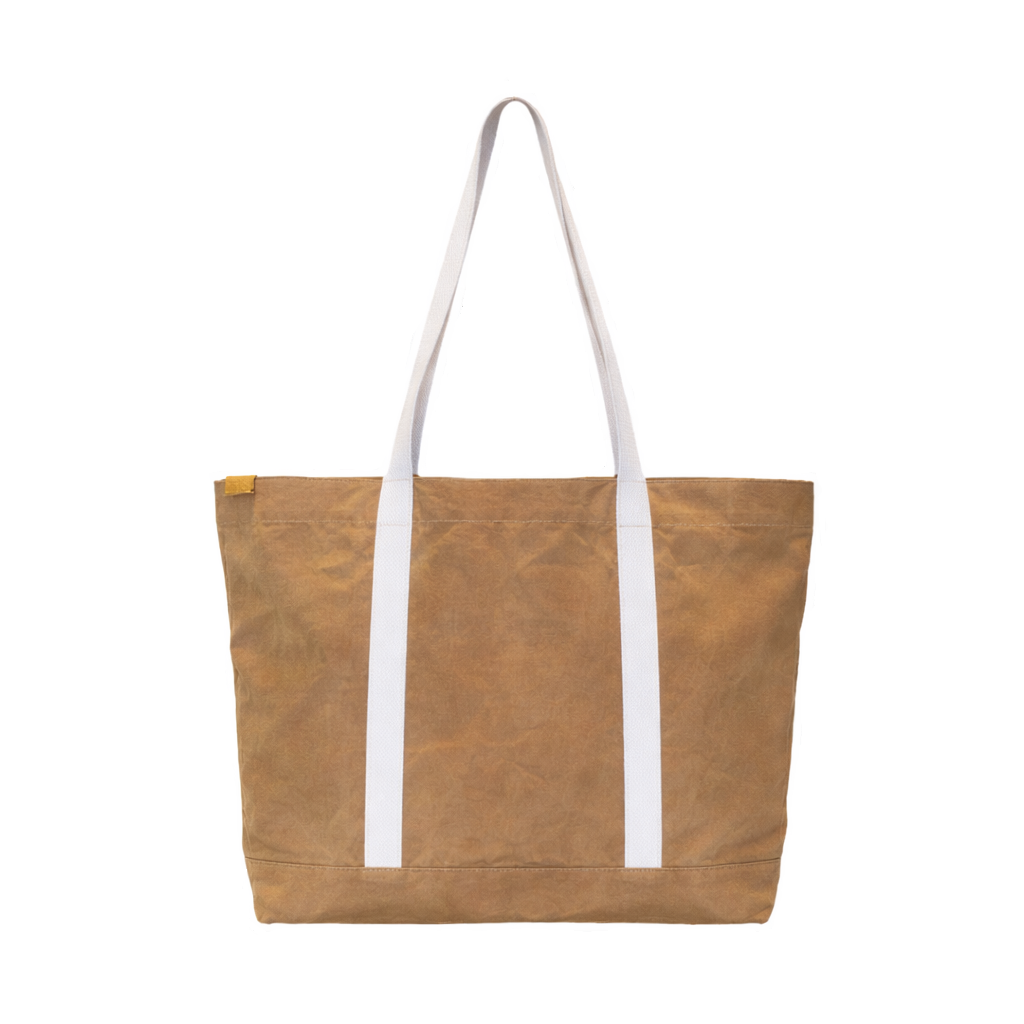 Tennis Racket Cover + Large Khaki Boat Shrunk Canvas Tote Kit