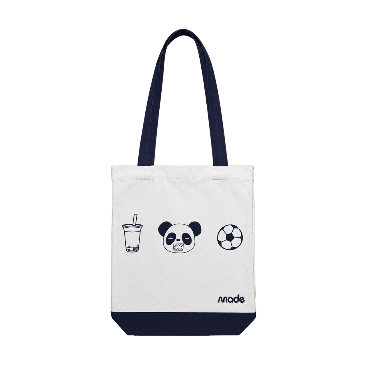 P.D.C. Waves x MADE Summer 02 Tote with Navy Trim