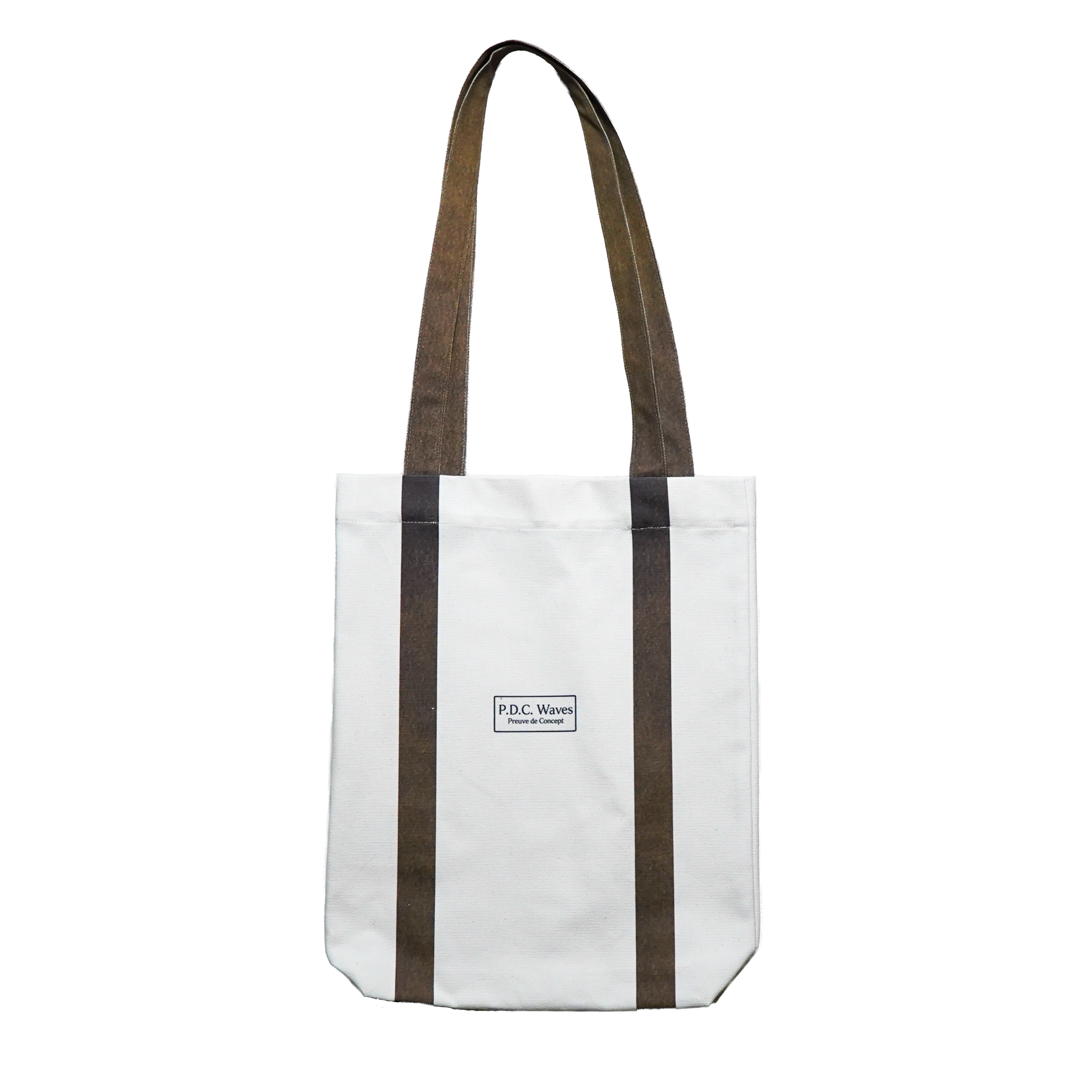 P.D.C. Waves x MADE Western Tote with Brown Trim