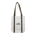P.D.C. Waves x MADE Western Tote with Brown Trim