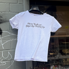 New York or Shut the F*ck Up Baby Rib Tee