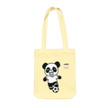 P.D.C. Waves x MADE Light Yellow Panda Soccer Tote