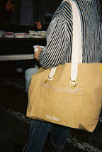 Large Boat Shrunk Canvas Tote