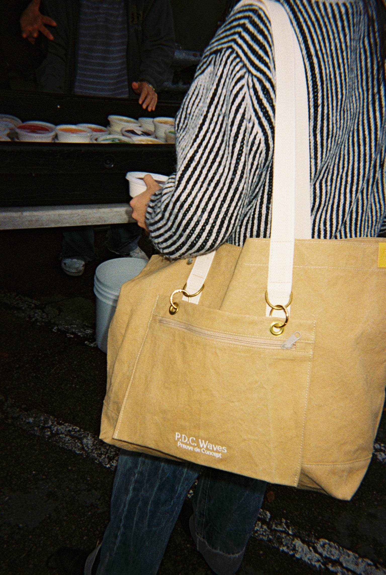 Large Boat Shrunk Canvas Tote